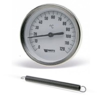 Термометр ТIM накладной с пружиной Т 63/120 